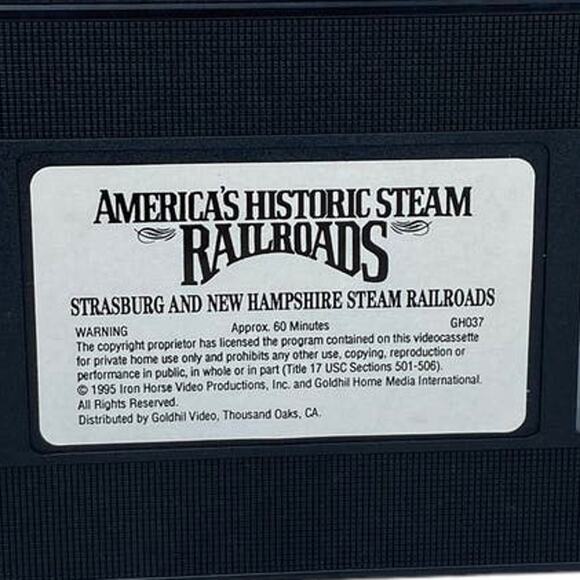 America's Historic Steam Railroads VHS Set - 2 VHS in Set - Picture 3 of 8